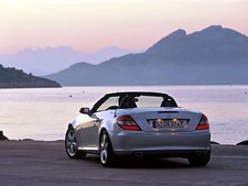 Cars mercedes benz slk 200 kompressor cabriolet Desk Mat Stitched picture