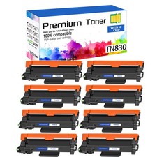 8PK TN830 Toner Cartridge for Brother TN830xl HL-L2405W MFC-L2760DW DCP-L2640DW picture