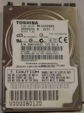 Toshiba 40GB SATA 2.5