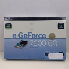 EVGA NVIDIA eGeForce 7200 GS 256MB PCIE Graphics Card New Sealed Retro PC picture