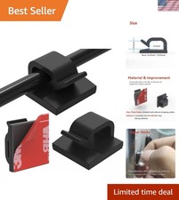 Heat-Resistant Cable Clip Holders - 40-Pack for Organizing Electronics and More picture