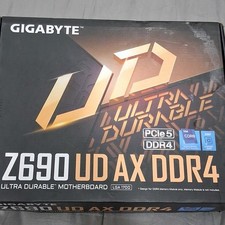 FOR GIGABYTE Z690 UD AX DDR4 V2 LGA1700 DDR4*4 HDMI DP 128GB Ｍotherboard Test picture