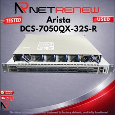 Arista DCS-7050QX-32S-R 32x 40GB QSFP+ 4x 10GB SFP+ Back to Front Airflow Switch picture