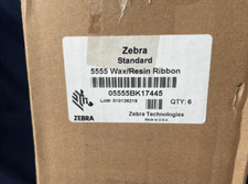 ZEBRA WAX/RESIN RIBBON (CASE of 6)  6.85