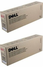 2 New Factory Sealed GENUINE DELL KD557 Magenta High Capacity Toners 5110CN picture