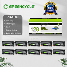 GREENCYCLE 10PK CRG128 Toner Fit for Canon128 ImageClass D530 D550 MF4550d picture