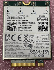 OEM Dell Latitude T77W968 DW5821e Snapdragon X20 4G LTE Card 59x27 059X27 GradeA picture