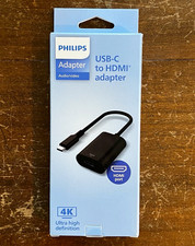 Philips USB-C to HDMI Adapter 4K Plug-and-Play Black SWU7114A/27 picture