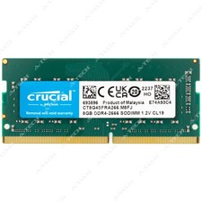 Crucial 8GB DDR4 2666 MHz PC4-21300 SODIMM Laptop Memory RAM (CT8G4SFRA266) x1 picture