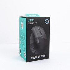 Logitech Lift Vertical Ergonomic Mouse New In Box w/ Logitech Mouse Pad Asia picture