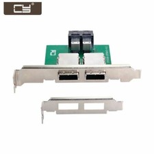 CY Dual Ports Mini SAS SFF-8088 To Internal SAS HD SFF-8643 PCBA Female Adapter picture