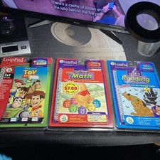 Lot LeapFrog Pad Scooby Doo Haunted Castle, Pooh Book Cartridge 2nd Grade Disney picture
