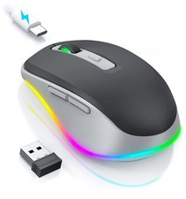 Wireless Mouse Jiggler - Keep Computers Awake, Black & Grey picture