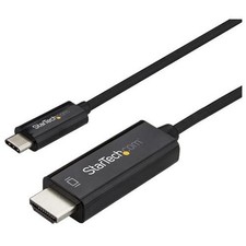 StarTech 3ft USB-C to HDMI 2.0 Video Cable, 4K 60Hz, Black, HDCP 2.2/1.4 picture