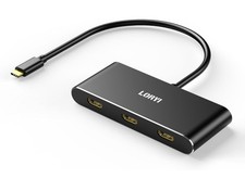 USB C to 3 HDMI Splitter MST Hub 3 Ports Single 4K 144Hz Triple 4K@60Hz  picture