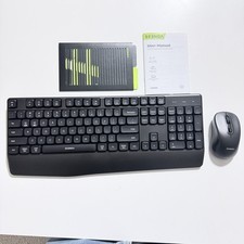 Seenda COE200 Wireless & Bluetooth Keyboard & Mouse, Dual Mode, QWERTY, Black picture