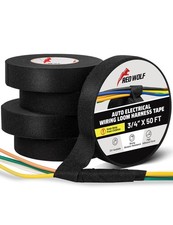 Wiring Harness Tape High Temp Wire Cable Loom Self-Adhesive Fabric Tape for E... picture