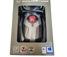 iMouse T1 Desktop Optical Trackball Adesso Mouse USB Mac Windows picture