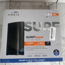 ARRIS G36 SURFboard DOCSIS 3.1 Multi-Gig Cable Modem & Wi-Fi 6 Router Combo A3 picture