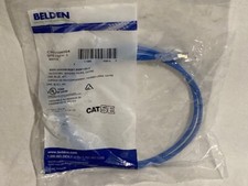Belden C501106004 Patch Cord, CAT5E, 24 AWG, RJ45 Connector, 4 ft, Blue picture