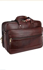 Tayib Grain Natural Leather Office Leather Laptop Shoulder Bag For Men Office... picture