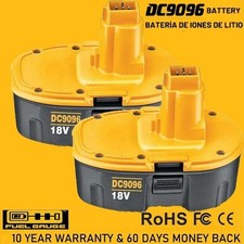 2 PACK 7AH 18V Replace For Dewalt 18 VOLT XRP DC9096 DC9098 Ni-MH Battery DC9099 picture