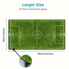1pc Large Size Esports Gaming Mouse Pad, Standard Football Field Lawn Pattern, picture