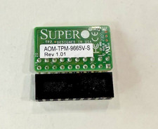 NEW Sealed Supermicro AOM-TPM-9665V-S Rev 1.01 TPM 2.0 20-Pin Module Vertical picture