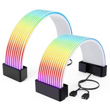 Auotac RGB Cables Cover Kit, Flex Power Cable Cover for 24-Pin Motherboard an... picture