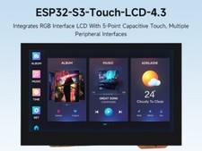 Waveshare ESP32-S3 4.3inch Capacitive Touch Display Development Board 800×480 picture