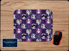 DISNEY VILLAINS INSPIRED PURPLE CUSTOM MOUSE PAD DESK MAT HOME SCHOOL OFFICE PC picture