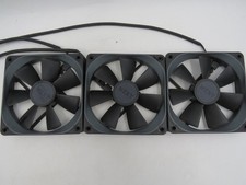 NZXT Aer P 120mm RF-AP120-FP PC Case Fans 3 Pack Black PARTS / UNTESTED picture