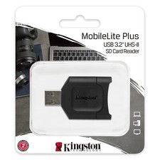 Kingston MobileLite Plus USB 3.2 UHS-II SD Card Reader for SDHC, SDXC (MLP)-UK picture