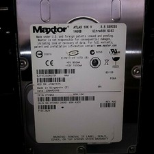 MAXTOR ATLAS 10K V DELL N4715 146GB 80 PIN SCA SERVER SCSI HARD DRIVE USPS picture