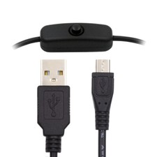 CY Micro USB2.0 to Type-A Power Charging Cable with On Off Button Switch DC 5V picture