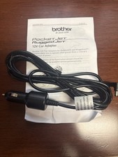 Brand New Never Installed Brother LB3609-005 Car Adapter PocketJet RuggedJet 12v picture