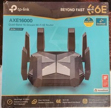 TP-LINK Archer AXE300 AXE16000 Quad-Band Wi-Fi 6E Router, 4 LAN, VPN, OneMesh picture