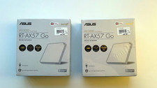 *TWO* ASUS RT-AX57 Go AX3000 Dual-Band Wi-Fi 6 Routers - retail cost $199.98 picture