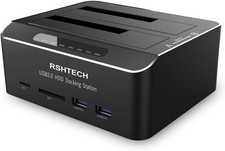 Elegant External Hard Drive Docking Station - Cloning, USB 3.0 & 6Gbps Speed picture