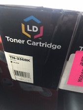 LD Premium Toner Cartridges 2 pack TN336 Black for Brother HL and MFC Printers picture