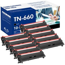 10PK TN660 TN630 High Yield Toner for Brother TN-660 MFC-L2700DW HL-L2380DW picture