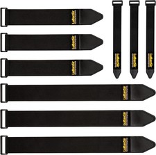 LuBanSir Cinch Straps, Assorted 9 Pack（9“/12”/18“） Super-Stretch Storage Stra... picture