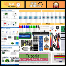 Ultimate Raspberry Pi 5 4 B Zero 2 W Super Starter Kit - Electronics Project Bun picture