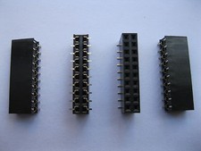 25 pcs Gold Plated SMD SMT 2.54mm Breakable Female Pin Header 20pin Dual Row New picture