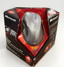 [NEW/SEALED] Microsoft Wireless Laser Mouse 6000 Silver 1053 (B5V-00001) picture