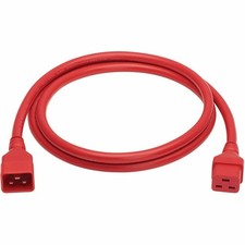Tripp Lite Power Extension Cord, C20 to C19 - Heavy-Duty 6 ft, Red picture