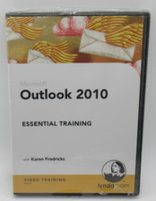 MICROSOFT OUTLOOK 2010 - ESSENTIAL VIDEO TRAINING PC CD-ROM SOFTWARE, BASICS + picture