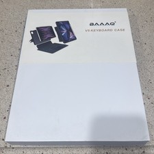 BAAAQ V5 Ipad 12.9 Keyboard Case. Bluetooth Connectable, backlit, trackpad picture