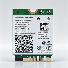 WiFi 6E Tri-Band Intel AX210 AX5400 Wireless Network Card Bluetooth 5.3 Adapter picture
