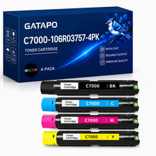 4PK C7000 106R03757 High Yield Toner Cartridge for Versalink C7000DN B/C/M/Y picture